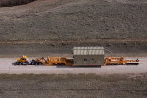 Transporting 2 Natural Gas Compressors From Wyoming to North Dakota
